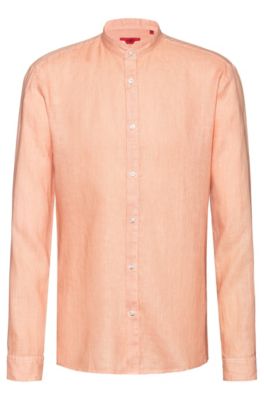 hugo boss lukas linen shirt