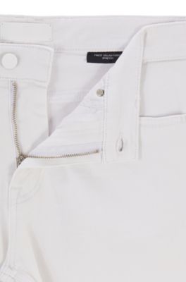 hugo boss mens white jeans