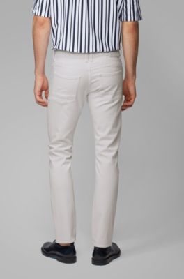 hugo boss mens white jeans