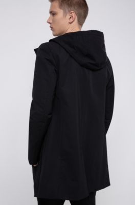 hugo boss hooded coat