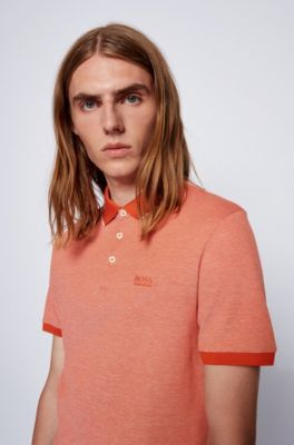 orange hugo boss top