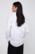 Oversized-fit blouse in stretch-cotton poplin, White