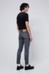 Tapered-fit jeans in Italian rigid denim, Anthracite