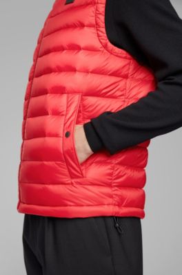 hugo boss jacket red