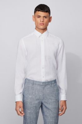 boss linen shirt