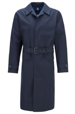hugo boss trench coat mens