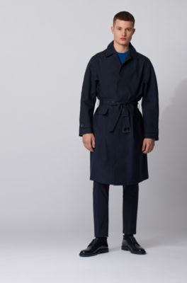 hugo boss double breasted trench coat