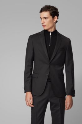 hugo boss grey suit sale