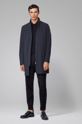 hugo boss mens overcoat sale