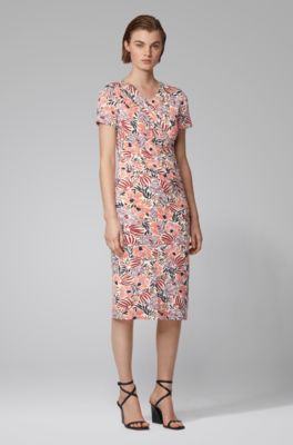 hugo boss floral dress