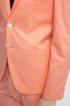 Extra-slim-fit stretch-cotton jacket with lapel pin, Light Orange