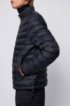 Packable down jacket in lightweight water-repellent fabric, Dark Blue