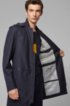 Limited Edition Konstantin Grcic coat in bonded wool, Dark Blue