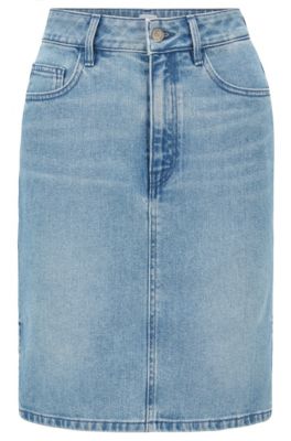 hugo boss denim skirt