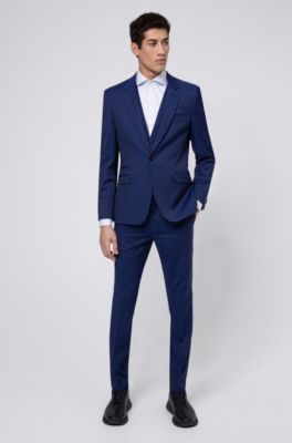 HUGO - Extra-slim-fit three-piece suit 