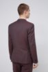 Extra-slim-fit three-piece suit in virgin wool, Pink