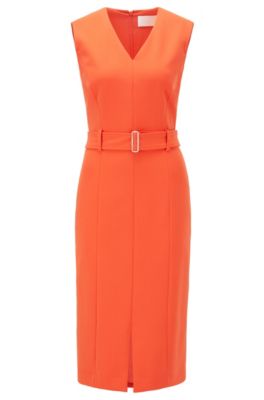 hugo boss orange dress