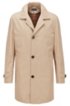 Regular-fit coat with removable padded lining, Light Beige