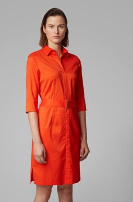 hugo boss orange dress