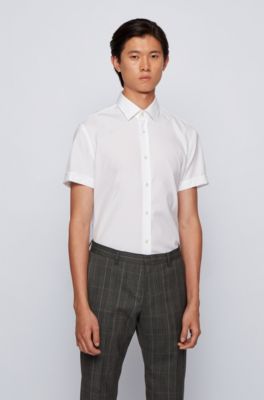 hugo boss slim fit easy iron