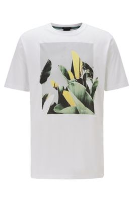 BOSS - Crew-neck T-shirt in Pima cotton 