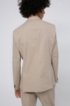 Extra-slim fit jacket in stretch cotton, Beige