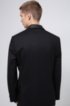 Extra-slim-fit jacket with "HUGO loves Berlin" lining, Black