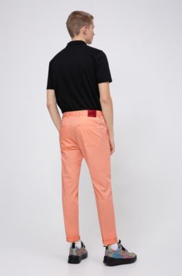 Men's Casual Pants | Orange | HUGO BOSS
