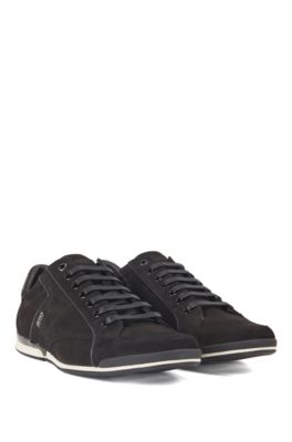 hugo boss saturn low leather trainers