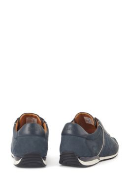 boss blue trainers