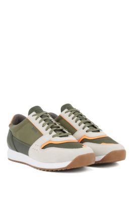 hugo boss trainers green