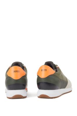 hugo boss trainers green