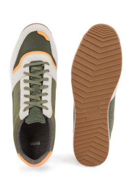 green hugo boss trainers