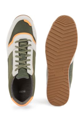 hugo boss trainers green