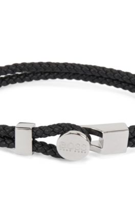 hugo boss men's bracelet leather