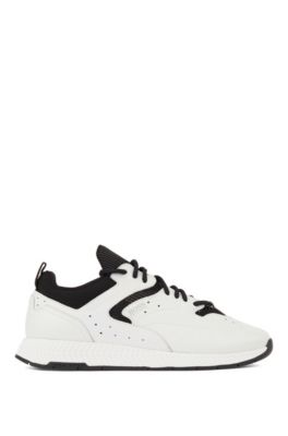 hugo boss titanium knit trainers