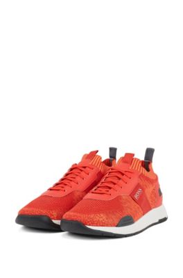 hugo boss red trainers