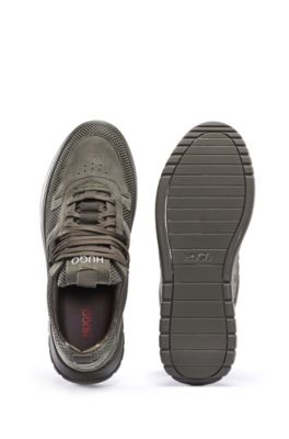 green hugo boss trainers