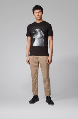 drawstring trousers hugo boss