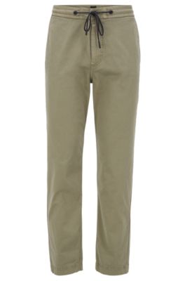 drawstring trousers hugo boss