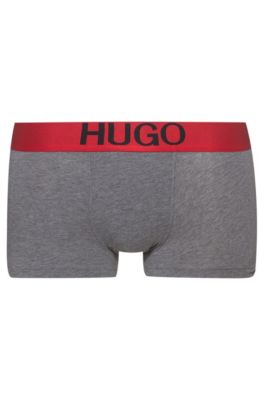 Low-rise trunks in stretch cotton 