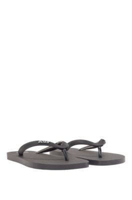 mens hugo boss flip flops