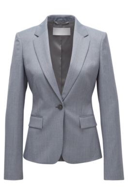 hugo boss grey blazer