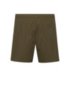Quick-drying swim shorts with logo print, Khaki