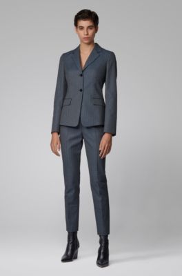 hugo boss skirt suit