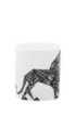 Limited-edition porcelain mug with lion motif, White