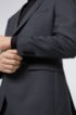 Regular-fit suit in a virgin-wool blend, Dark Grey
