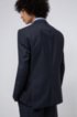 Regular-fit suit in a virgin-wool blend, Dark Blue