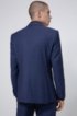 Regular-fit suit in a virgin-wool blend, Dark Blue
