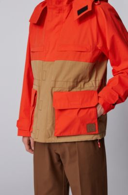 hugo boss jacket orange